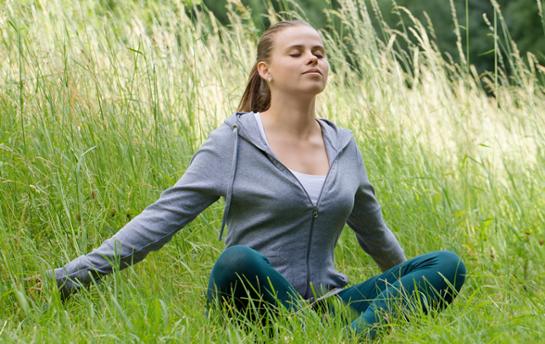 Atme gegen Stress